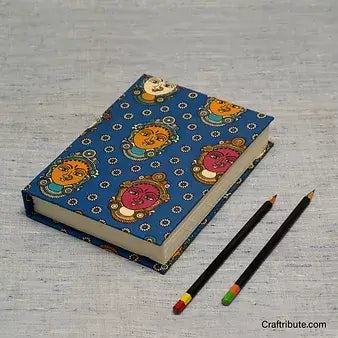 Handmade Paper Notebook – Dancer Face