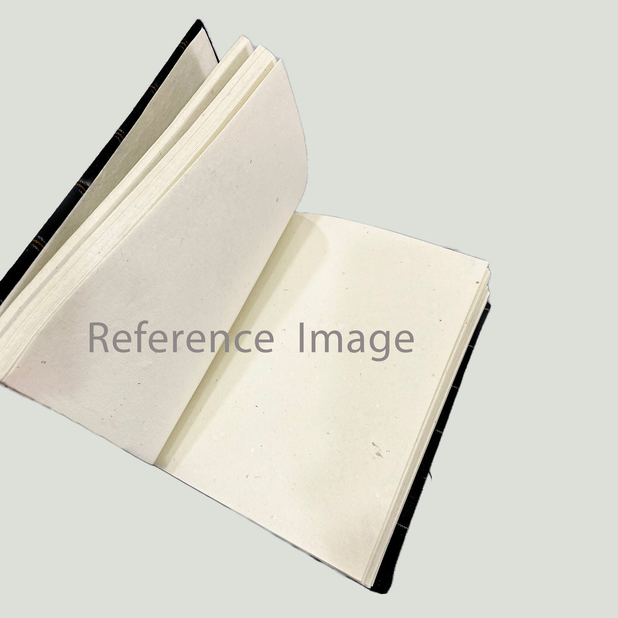 Handmade Paper Notebook | Craftribute | Ruled | 60 Pages | Grey Checks | 15 cm x 20 cm x 2 cm