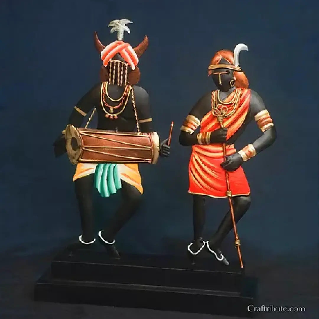 Dancing Tribal Couple