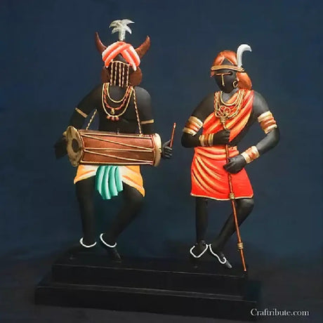Dancing Tribal Couple