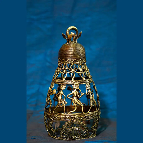 Dhokra Brass Lamp – Kamandal