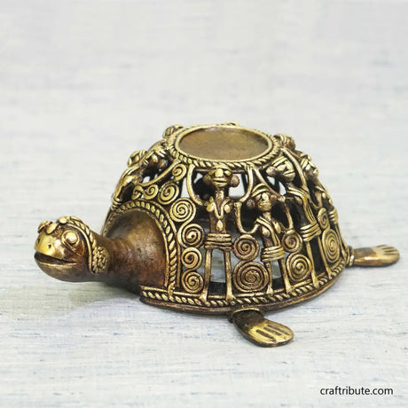 Dhokra Tortoise Aroma Burner