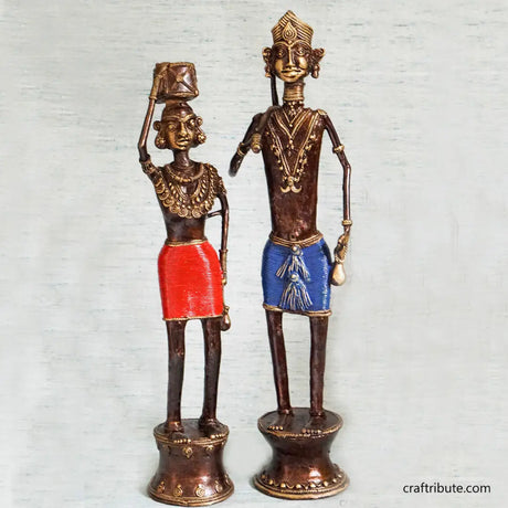 Dhokra Tribal Couple – Medium