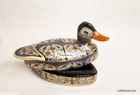 Papier-mâché Duck Box – Kashmir