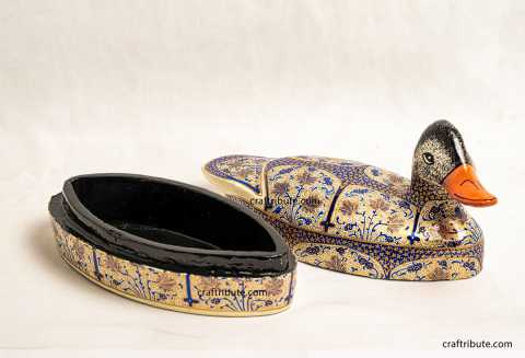Papier-mâché Duck Box – Kashmir