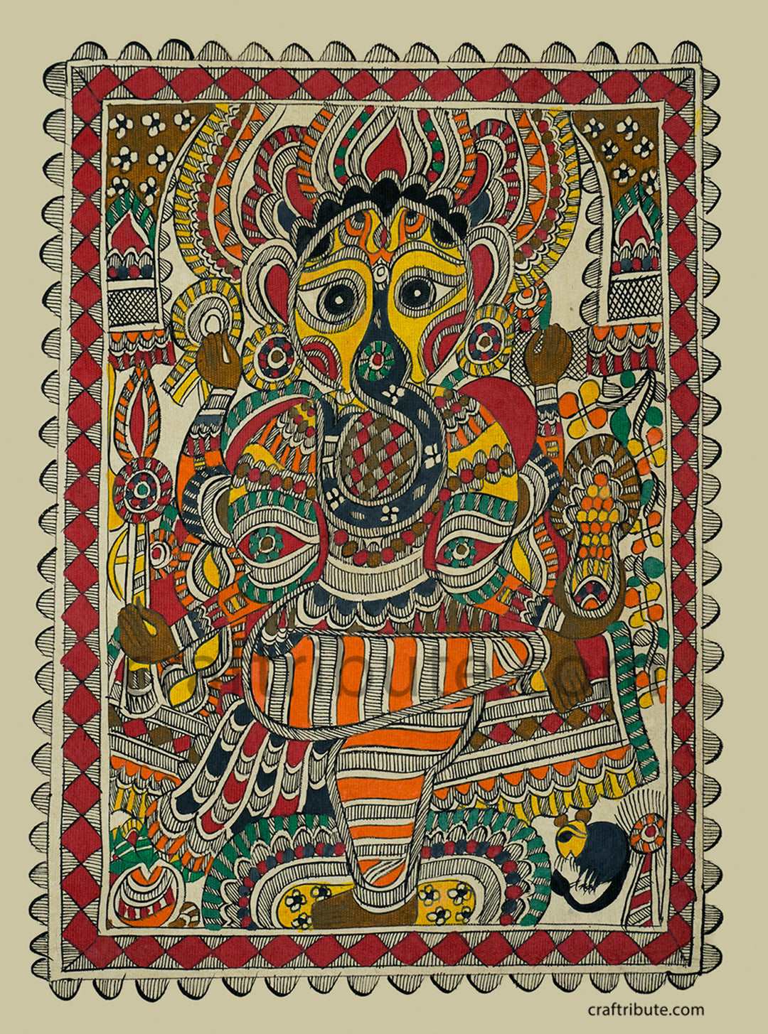 Madhubani Painting – Lord Ganesh