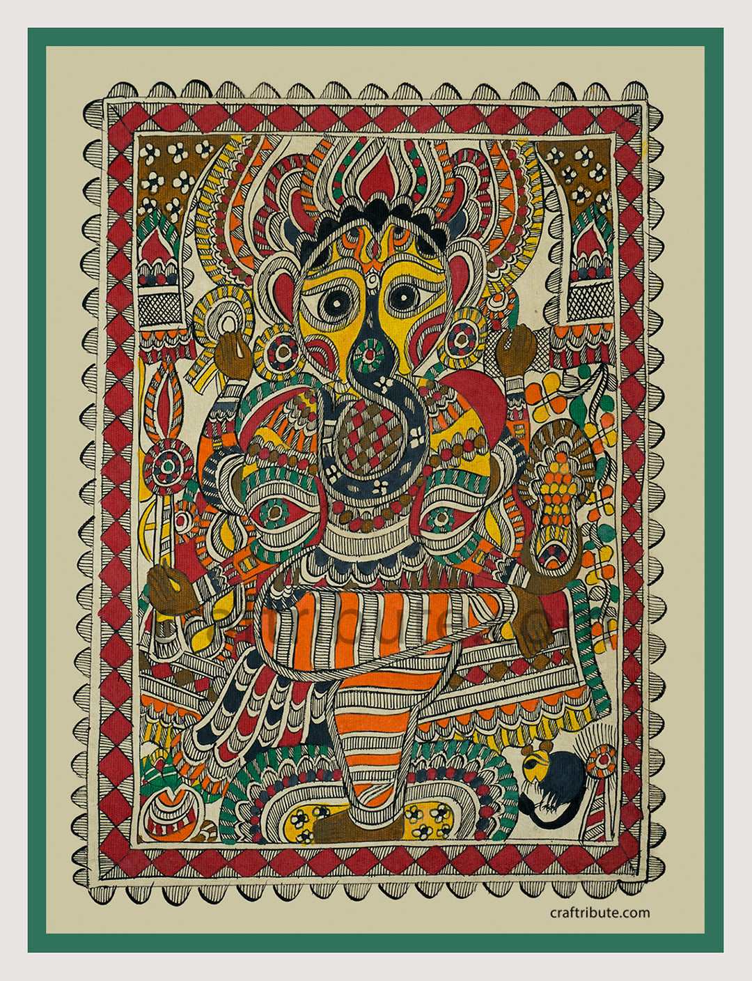 Madhubani Painting – Lord Ganesh