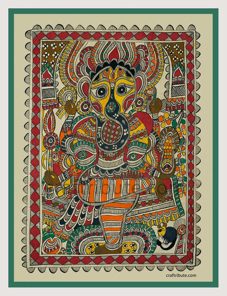 Madhubani Painting – Lord Ganesh