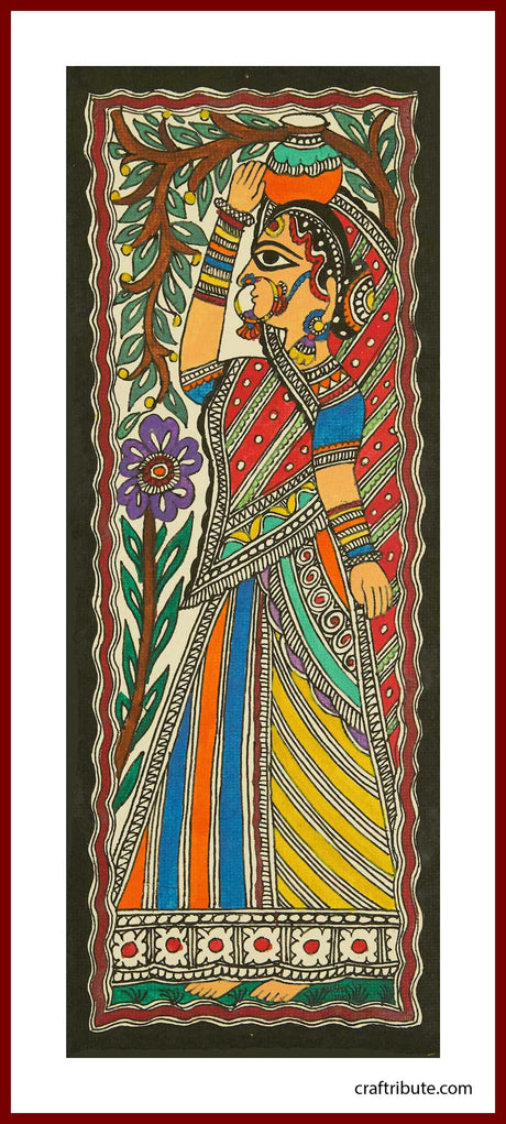 Madhubani Painting – Gopi