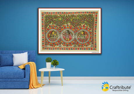 Madhubani Painting -Gopi Krishna