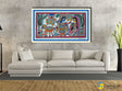Madhubani Painting – Radha Krishna in Brindavan