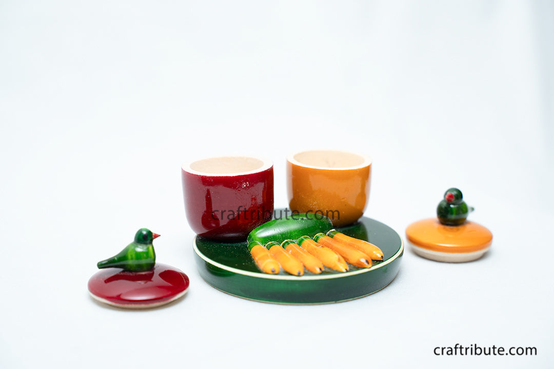 Wooden Haldi Kumkum container for return gift