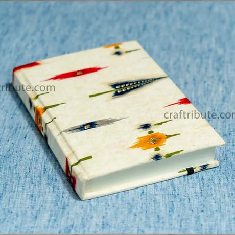 Handmade Paper Notebook with elastic band – Arrow