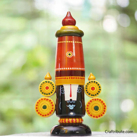 Lacquer finished Wooden Balaji