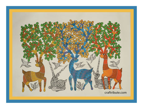 Tribal Art - Gond Painting - Wall Art
