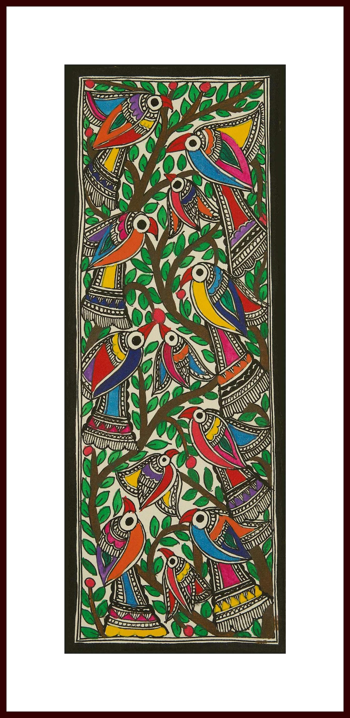 Madhubani Painting – A Bird story