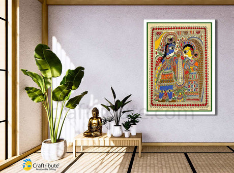 Madhubani Painting – Shiv – Parvati Vivah