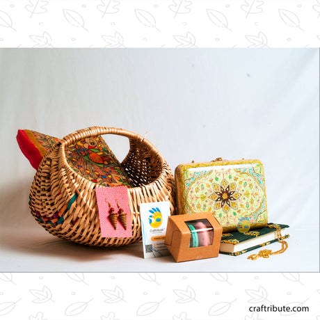 Gift Hamper for Her (Cane Basket)