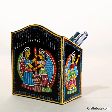 Tikuli Art – Pen stand/Tissue Holder