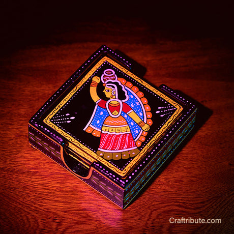 Tikuli Art – Coaster Set – Square 3 x 3