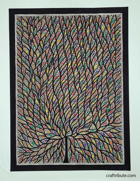 Madhubani Painting – Tree of Life