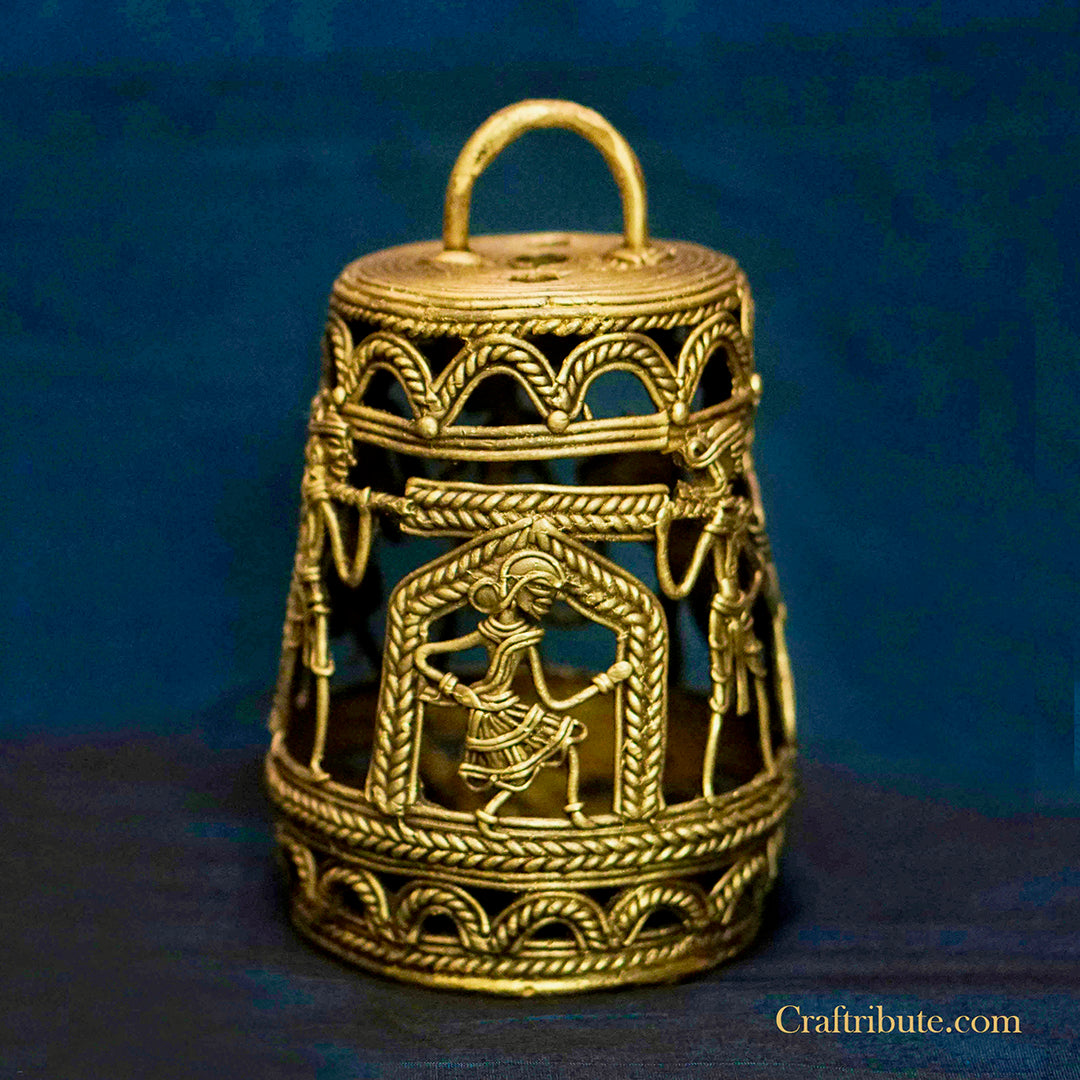 Handcrafted decorative Lampshade by skilled tribal artisans from Bastar, Chhattisgarh.