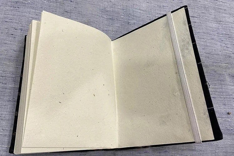 Handmade Paper Notebook – Dancer Face