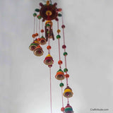 Lacquer finished Bells & Beads hanging