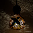 Tumba (Bottle Gourd Shell) Lamp – Bird (6835)