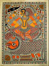 Madhubani Painting -Mahishasur Mardini