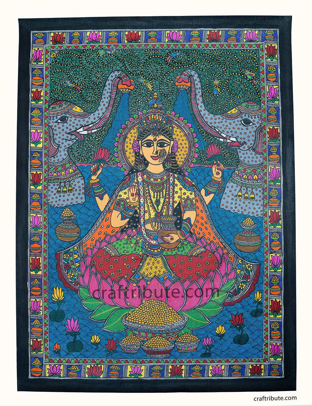 Madhubani Painting – Ma Lakshmi