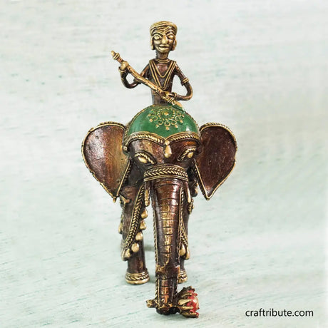 Dhokra Royal Elephant with Rider