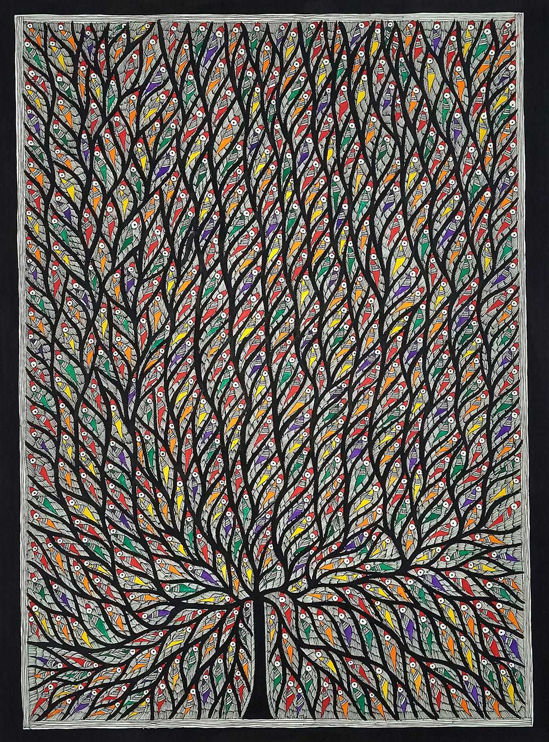 Madhubani Painting – Tree of Life