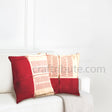 Backstrap Weave - Red & white - Zig zag design