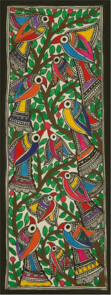 Madhubani Painting – A Bird story