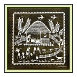 Tribal Warli Painting | Craftribute | Home & the Backyard | Wall Decor 30 cm x 30 cm